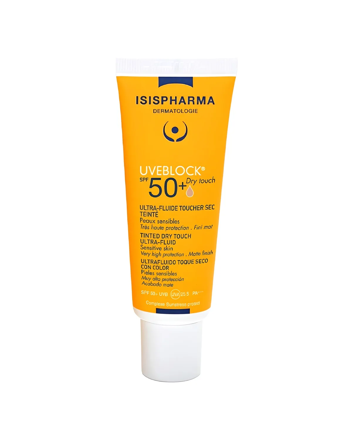 واقي الشمس Isispharma Uveblock Dry Touch ملوّن SPF50+
