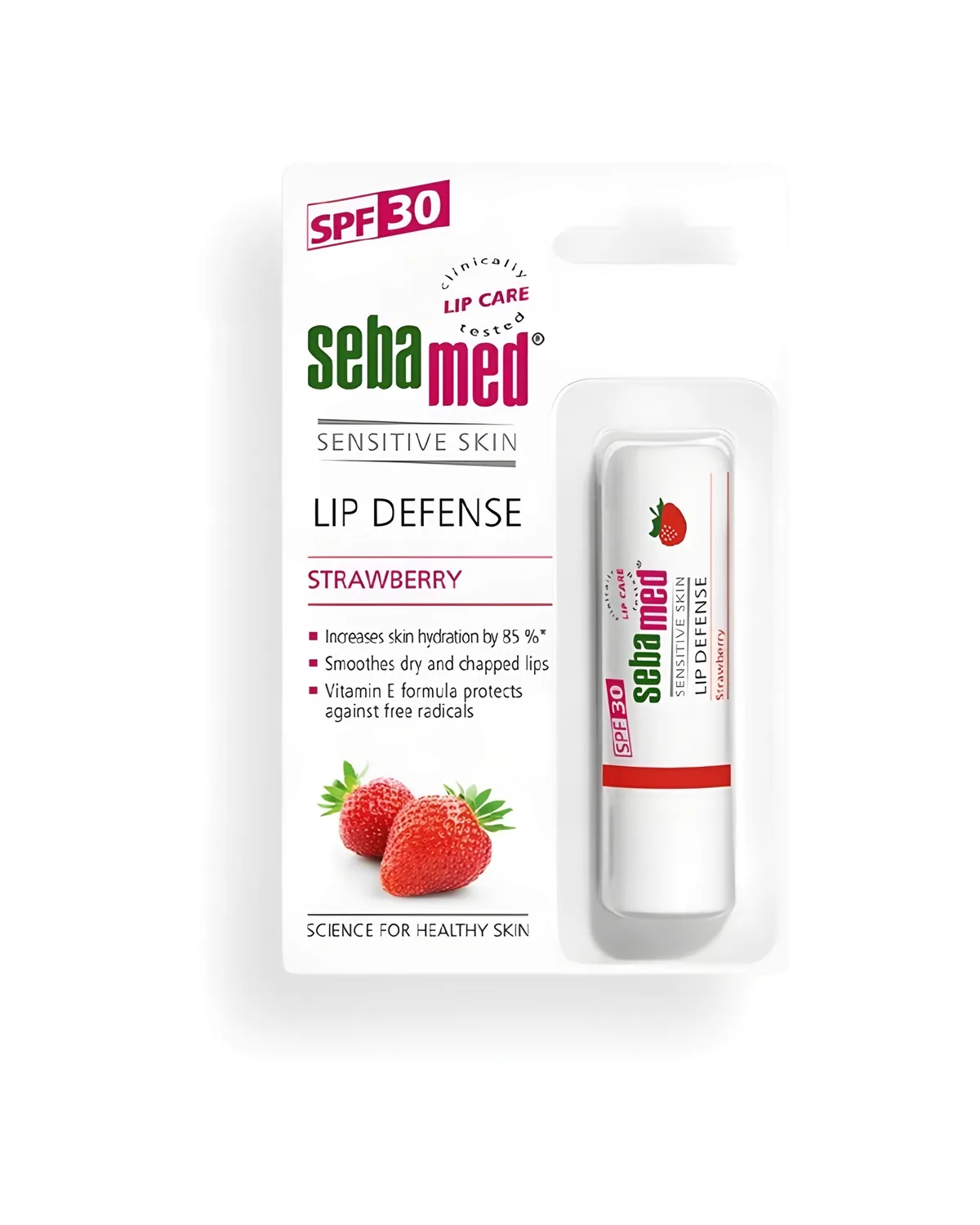 مرطب الشفايف Sebamed Lip Defense بالفراولة