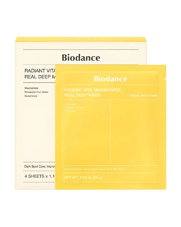 ماسك Biodance Radiant Vita Niacinamide Real Deep Mask