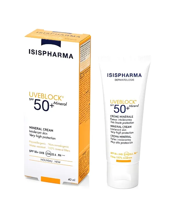 واقي الشمس Isispharma Uveblock Mineral SPF50+