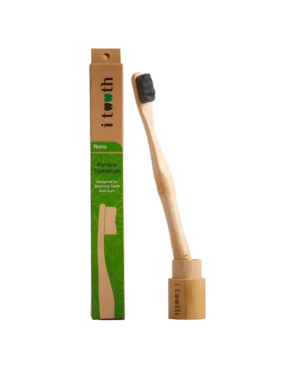 فرشاة الأسنان i tooth Bamboo Nano بالفحم