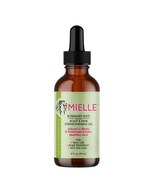 زيت MIELLE Rosemary Mint Scalp & Hair Strengthening Oil